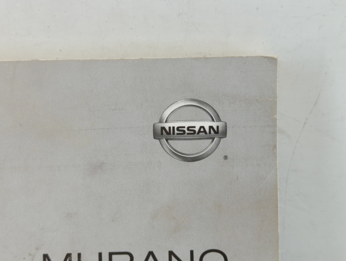 2005 Nissan Murano Owners Manual Book Guide OEM Used Auto Parts - Oemusedautoparts1.com