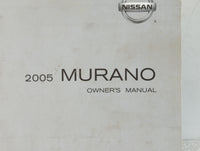 2005 Nissan Murano Owners Manual Book Guide OEM Used Auto Parts - Oemusedautoparts1.com