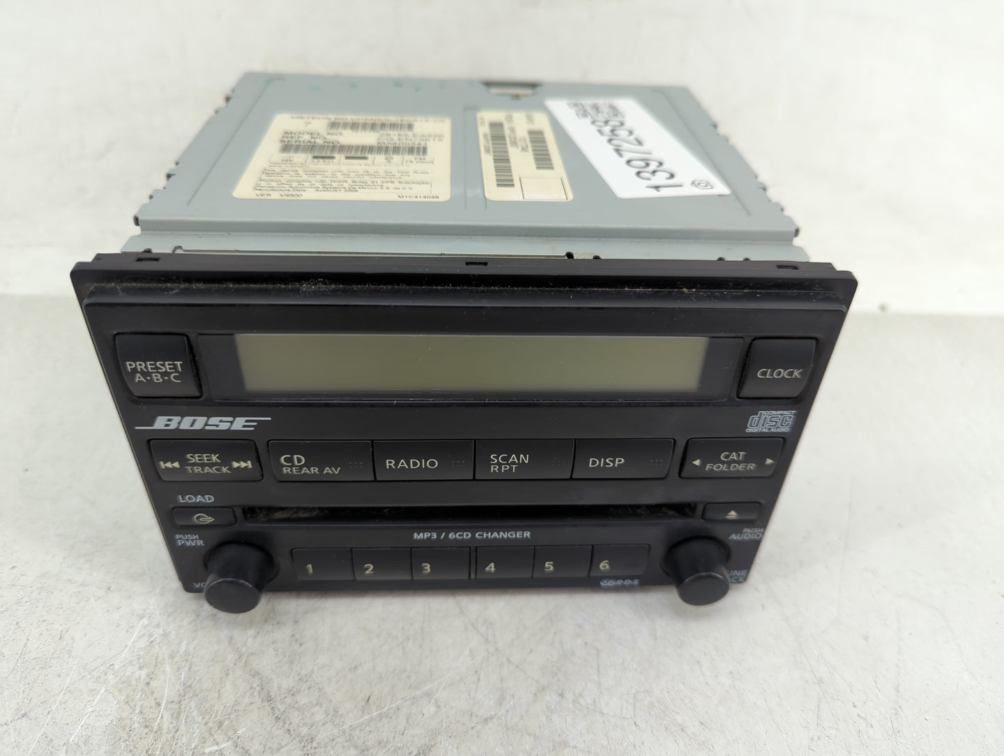 2005-2007 Nissan Pathfinder Radio AM FM Cd Player Receiver Replacement P/N:28185 EA420 Fits Fits 2005 2006 2007 OEM Used Aut