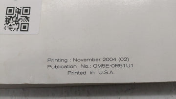 2005 Nissan Pathfinder Owners Manual Book Guide OEM Used Auto Parts