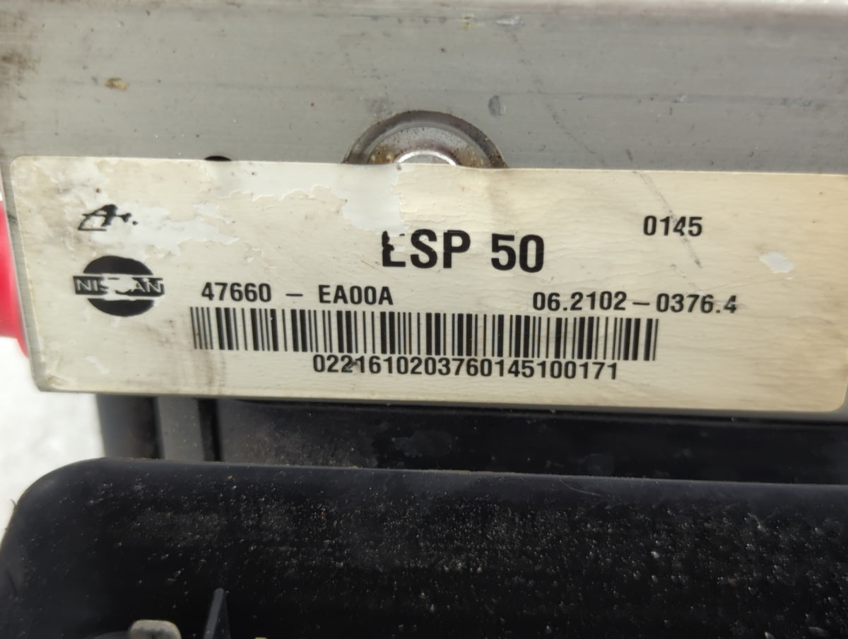 2005 Nissan Pathfinder Anti-Lock Brake ABS Pump Module Actuator OEM P/N:47660-EA00A Fits OEM Used Auto Parts - Oemusedautopa