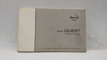 compare product 2005 Nissan Quest Owners Manual Book Guide OEM Used Auto Parts