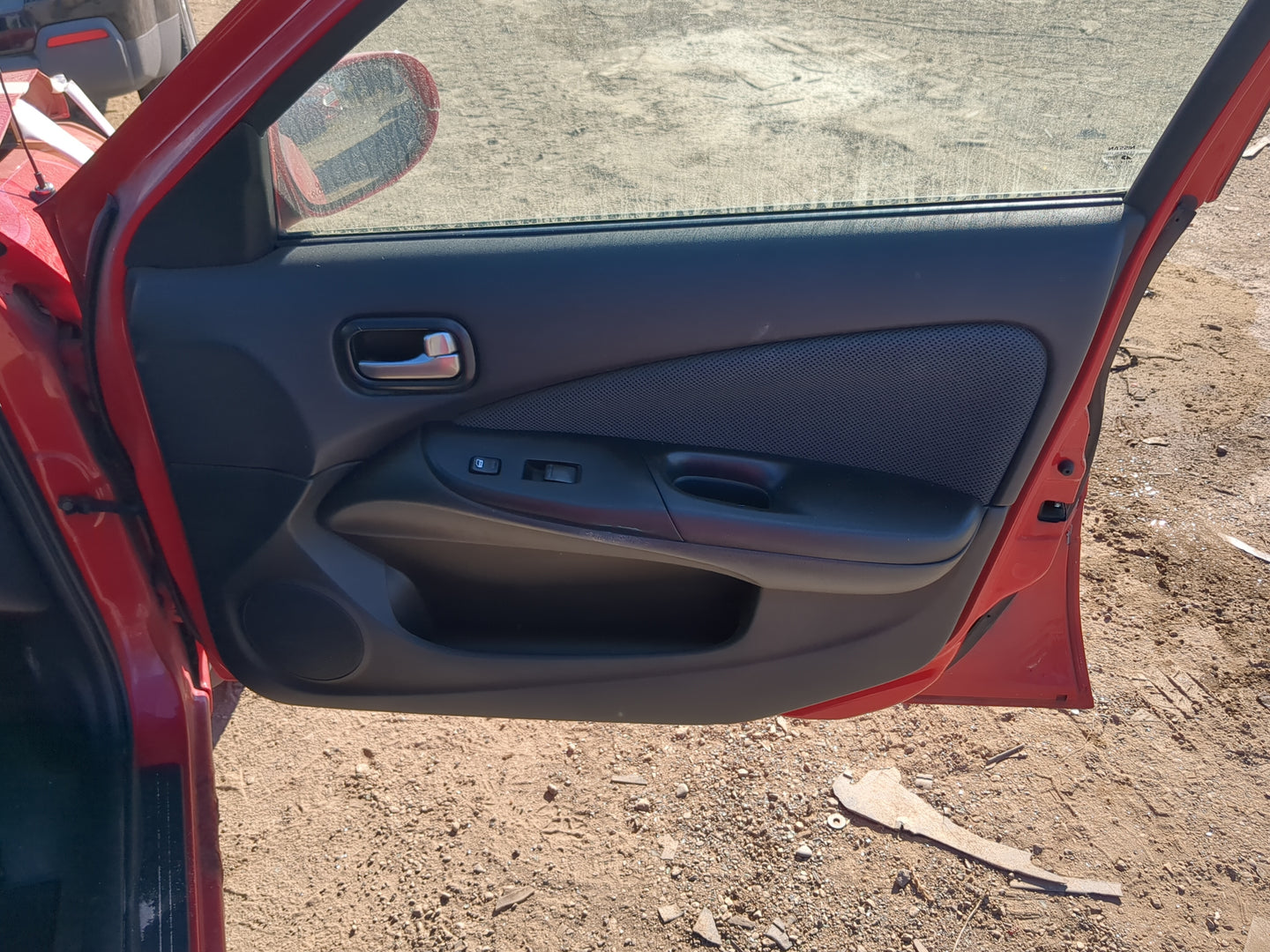 2005 Nissan Sentra Front Right Passenger Interior Door Panel Trim - Oemusedautoparts1.com
