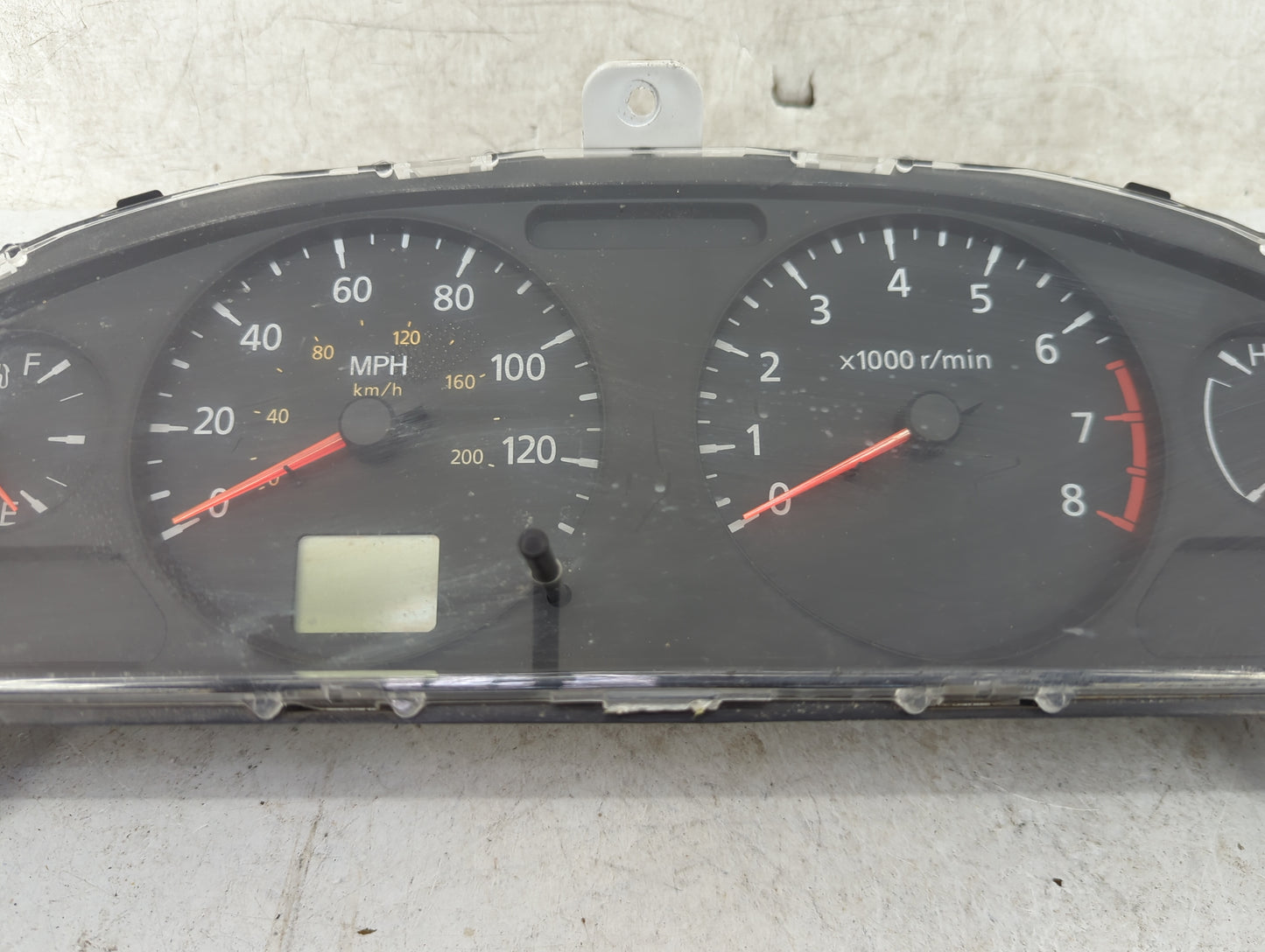 2005-2006 Nissan Sentra Instrument Cluster Speedometer Gauges P/N:24810-ZG105 Miles: Fits Fits 2005 2006 OEM Used Auto Parts