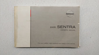 compare product 2005 Nissan Sentra Owners Manual Book Guide P/N:OM5E-0B15U2 OEM Used Auto Parts
