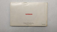 2005 Nissan Sentra Owners Manual Book Guide P/N:OM5E-0B15U2 OEM Used Auto Parts - Oemusedautoparts1.com