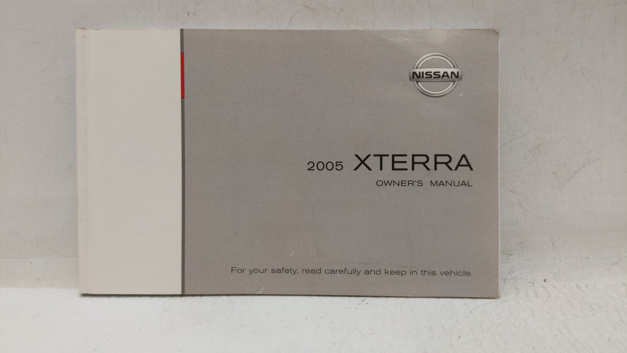 2005 Nissan Xterra Owners Manual Book Guide OEM Used Auto Parts - Oemusedautoparts1.com
