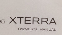 2005 Nissan Xterra Owners Manual Book Guide OEM Used Auto Parts - Oemusedautoparts1.com