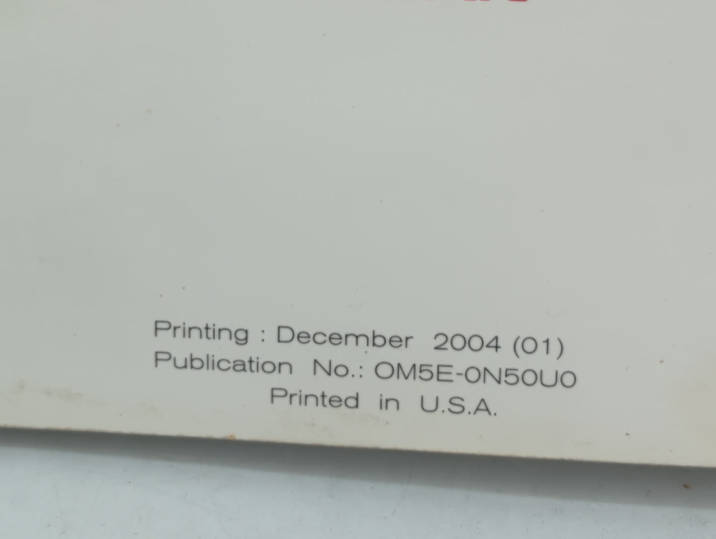 2005 Nissan Xterra Owners Manual Book Guide OEM Used Auto Parts - Oemusedautoparts1.com