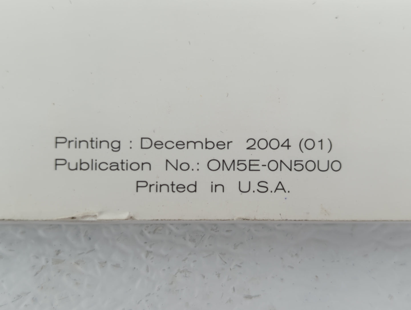2005 Nissan Xterra Owners Manual Book Guide OEM Used Auto Parts - Oemusedautoparts1.com