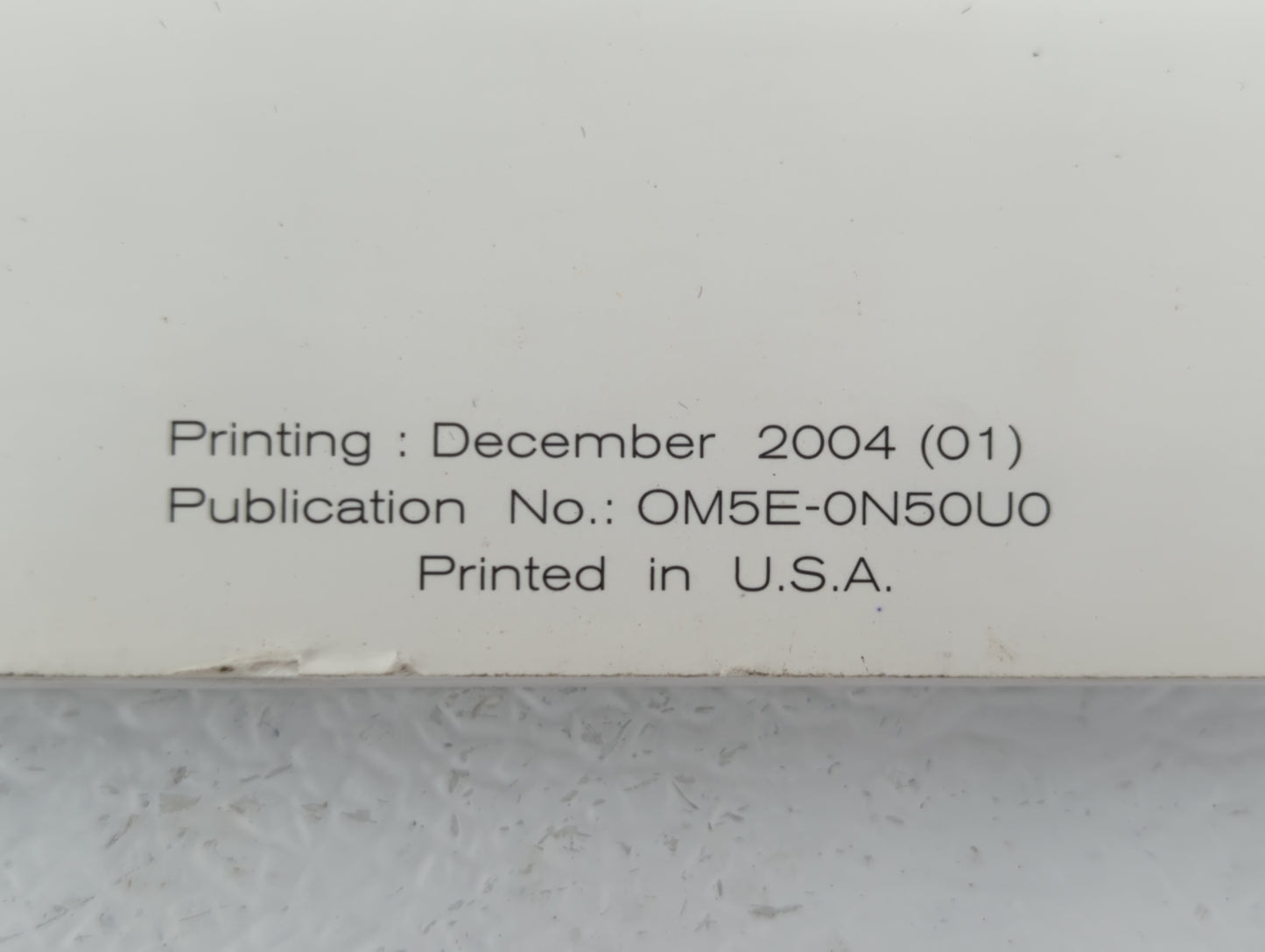 2005 Nissan Xterra Owners Manual Book Guide OEM Used Auto Parts - Oemusedautoparts1.com