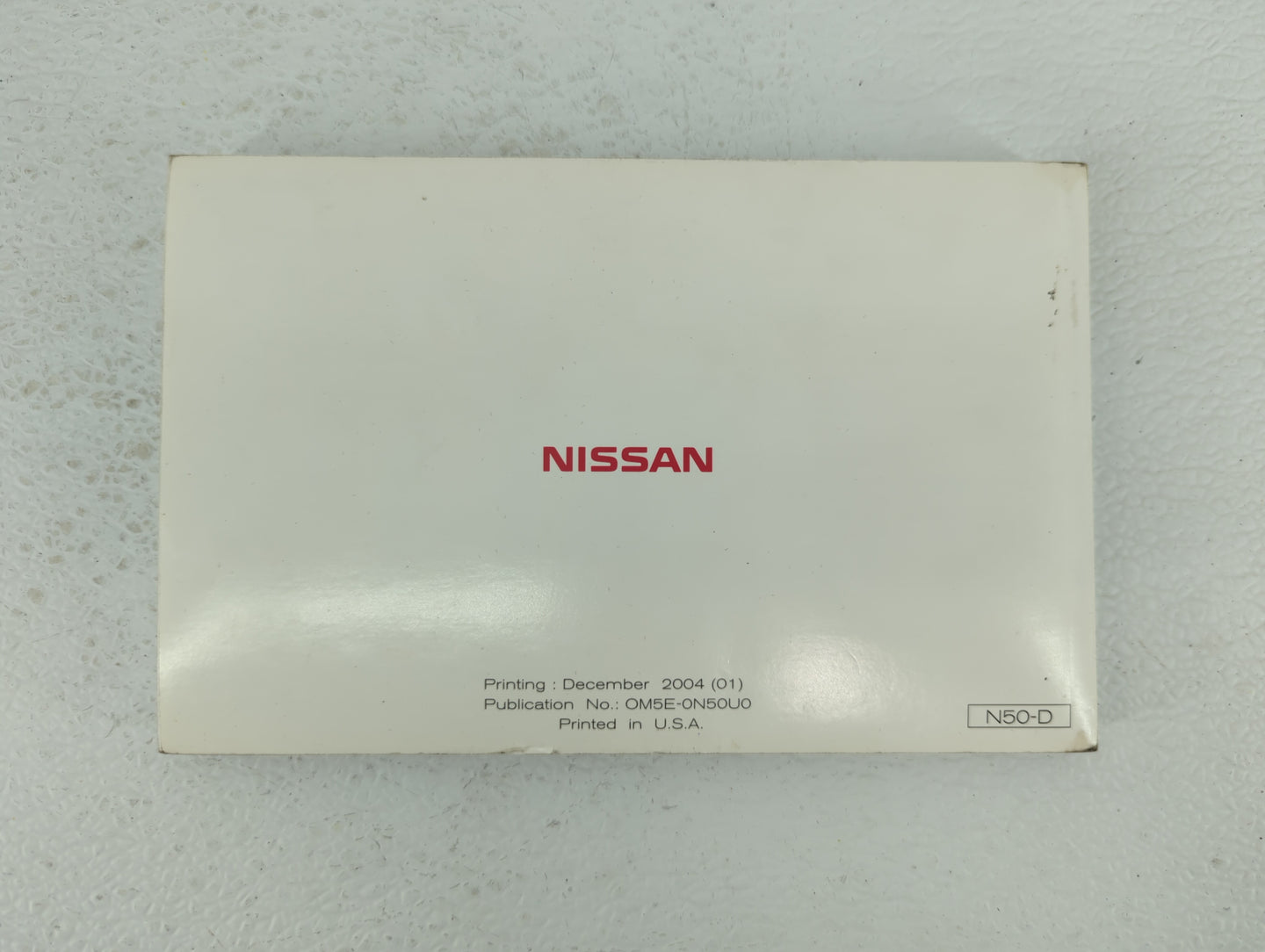2005 Nissan Xterra Owners Manual Book Guide OEM Used Auto Parts - Oemusedautoparts1.com