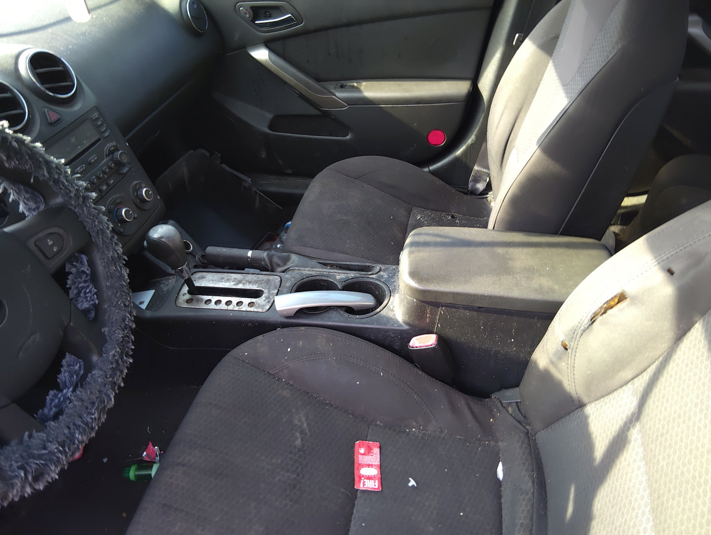 2005 Pontiac G6 Center Floor Console Fits OEM Used Auto Parts - Oemusedautoparts1.com