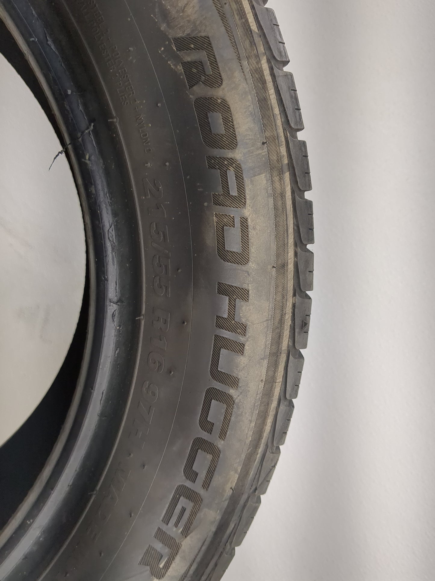 Used Tire 215/55R16 ROADHUGGER GTP AS/02 97H - Tread Depth 10/32 - Oemusedautoparts1.com