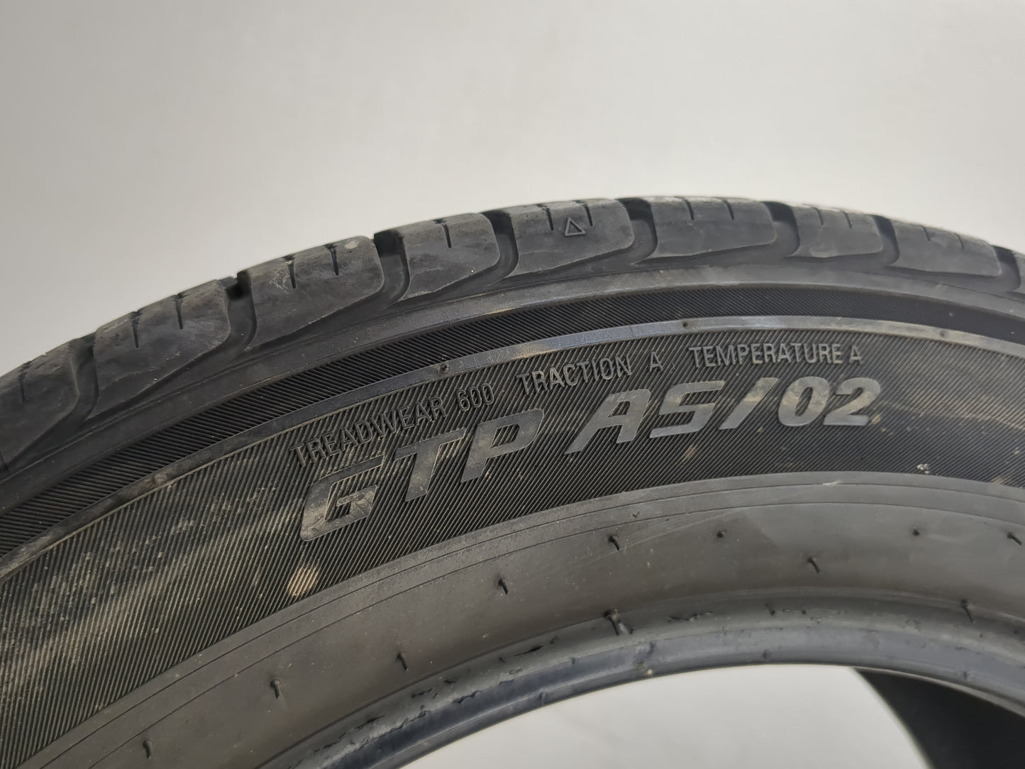 Used Tire 215/55R16 ROADHUGGER GTP AS/02 97H - Tread Depth 10/32 - Oemusedautoparts1.com