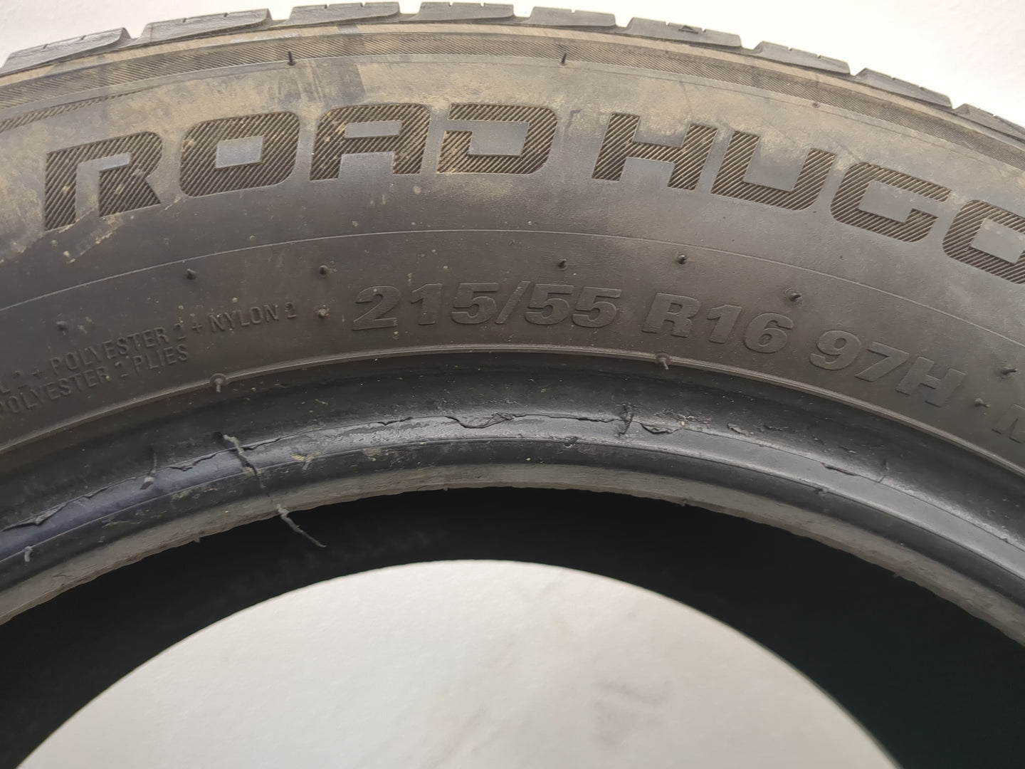 Used Tire 215/55R16 ROADHUGGER GTP AS/02 97H - Tread Depth 10/32 - Oemusedautoparts1.com