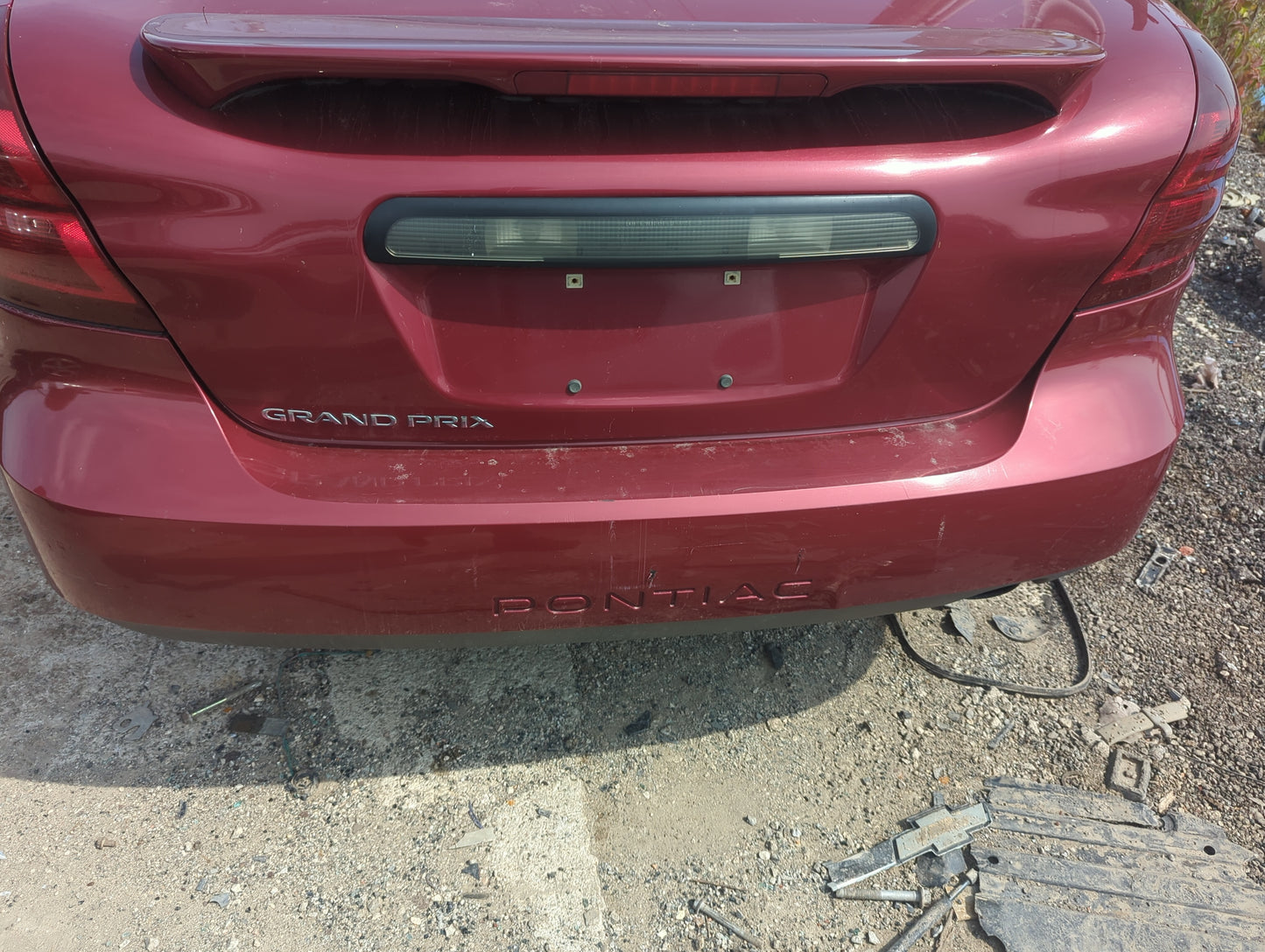 2005-2008 Pontiac Grand Prix Rear Bumper Assembly Oem - Oemusedautoparts1.com