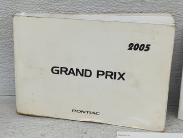 2005 Pontiac Grand Prix Owners Manual Book Guide OEM Used Auto Parts