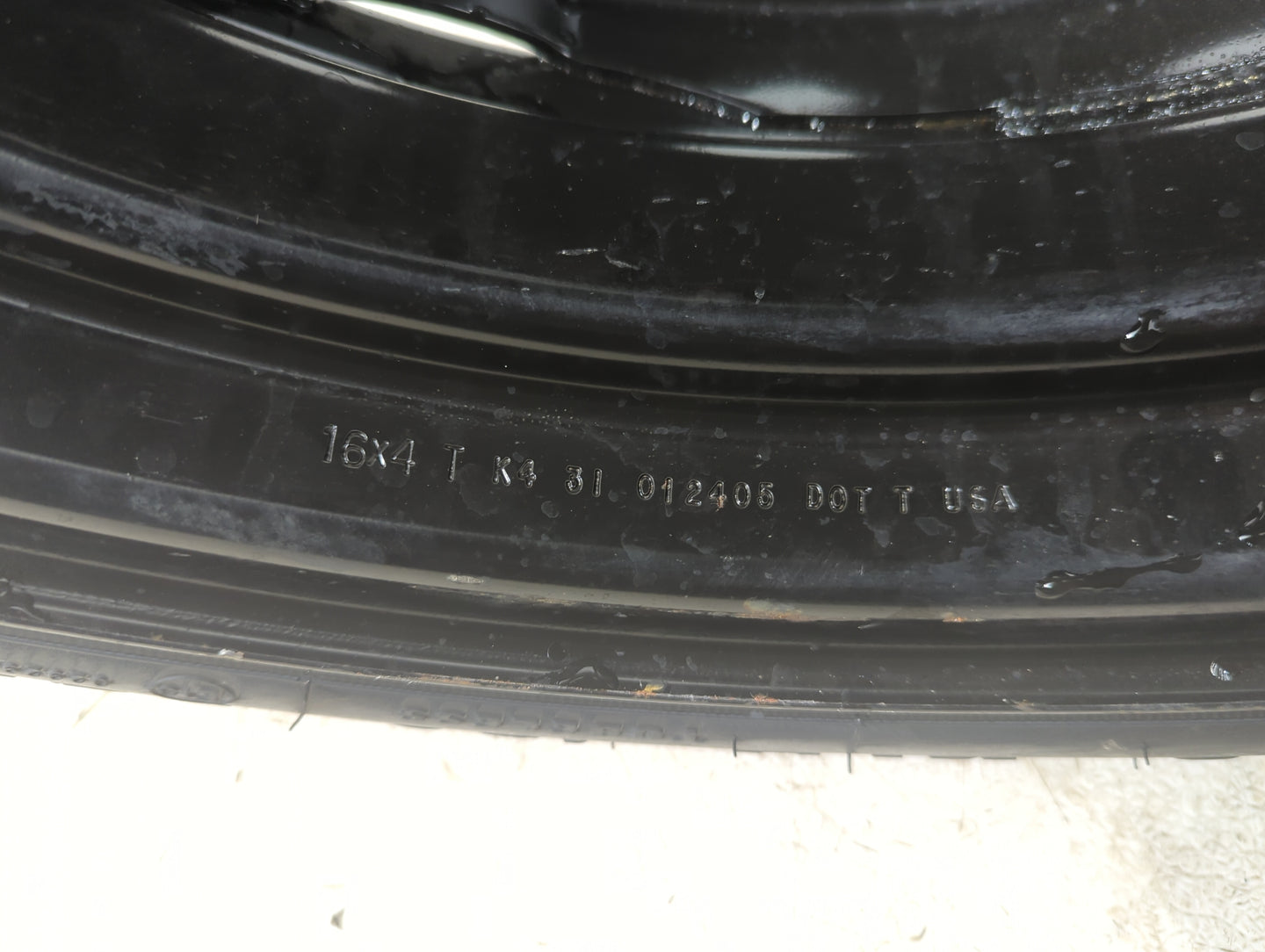 2004-2008 Pontiac Grand Prix Spare Donut Tire Wheel Rim Oem 1253305 - Oemusedautoparts1.com