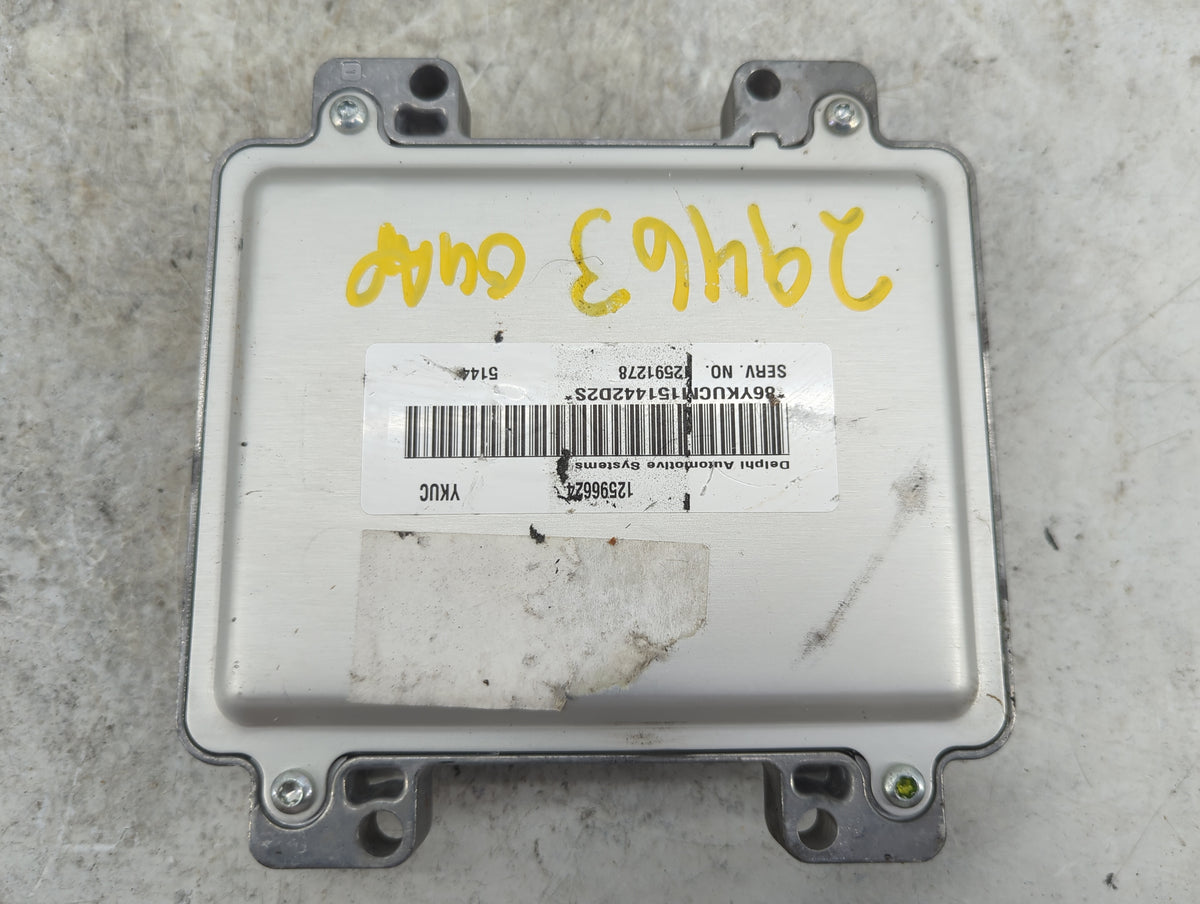 2005 Pontiac Grand Prix PCM Engine Control Computer ECU ECM PCU OEM P/N:12596624 12591278 OEM Used Auto Parts - Oemusedautop