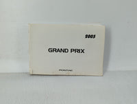 2005 Pontiac Grand Prix Owners Manual Book Guide OEM Used Auto Parts - Oemusedautoparts1.com