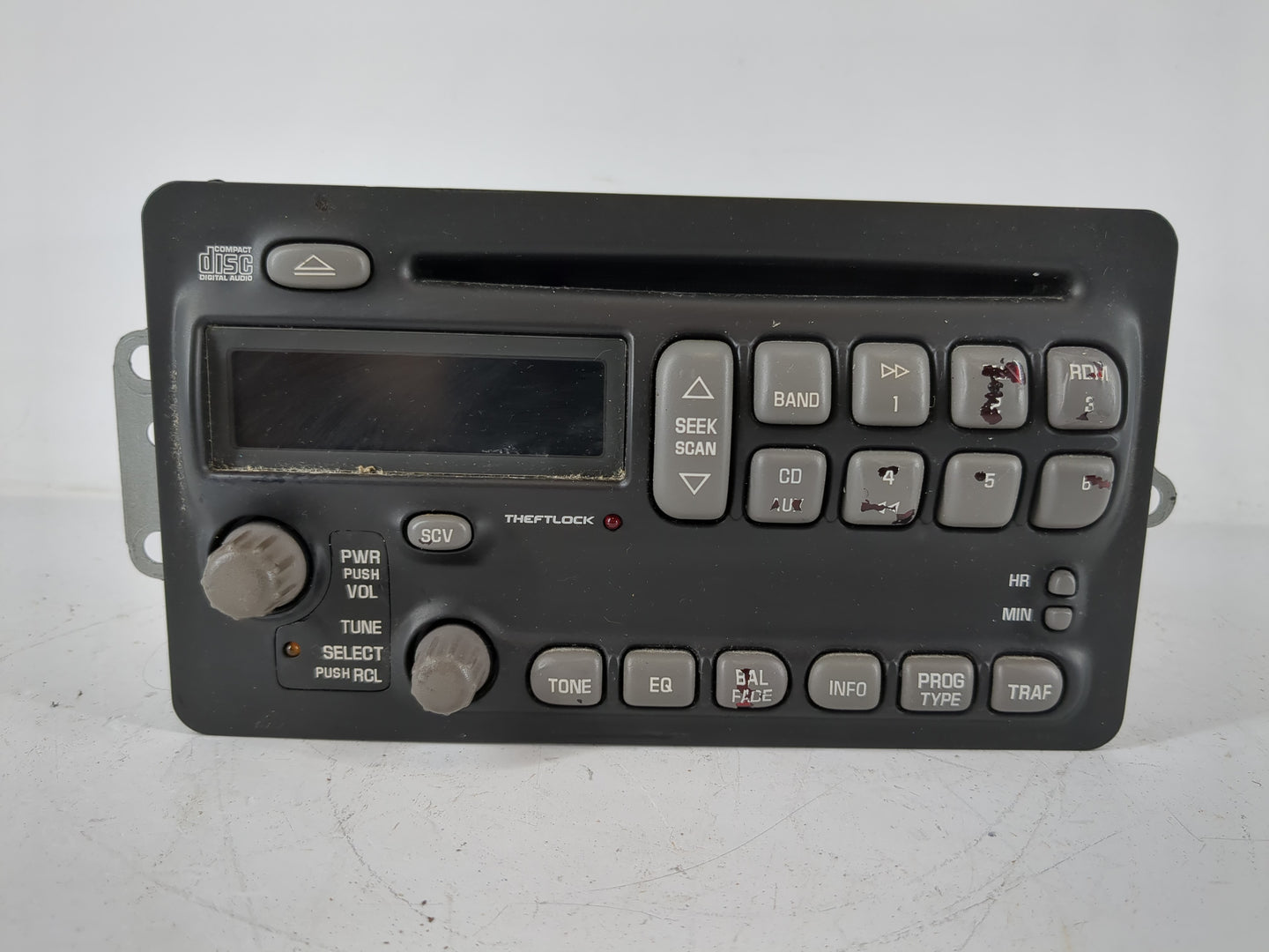 2003-2005 Pontiac Montana Radio AM FM Cd Player Receiver Replacement P/N:10346317 Fits Fits 2003 2004 2005 OEM Used Auto Par