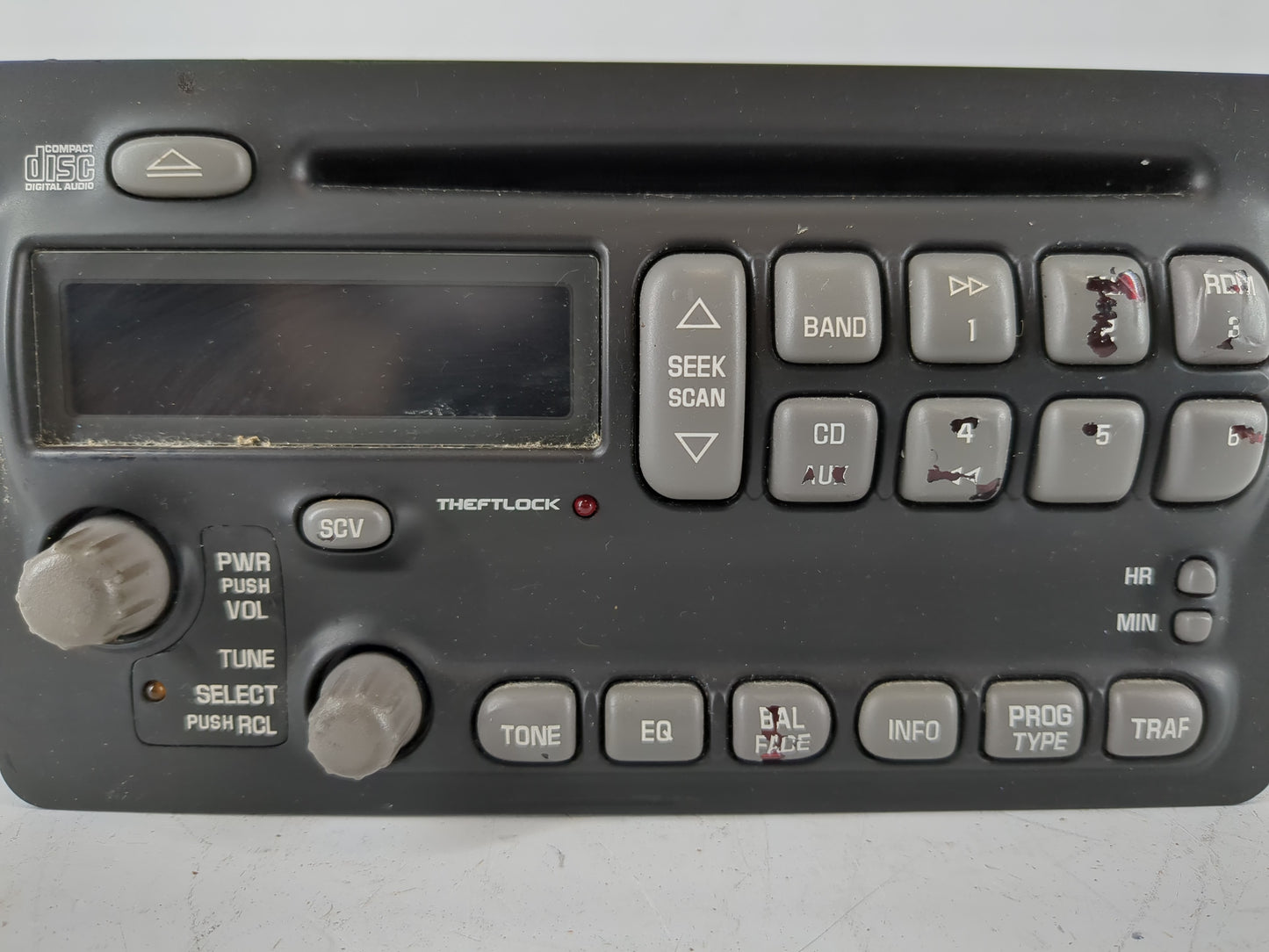 2003-2005 Pontiac Montana Radio AM FM Cd Player Receiver Replacement P/N:10346317 Fits Fits 2003 2004 2005 OEM Used Auto Par