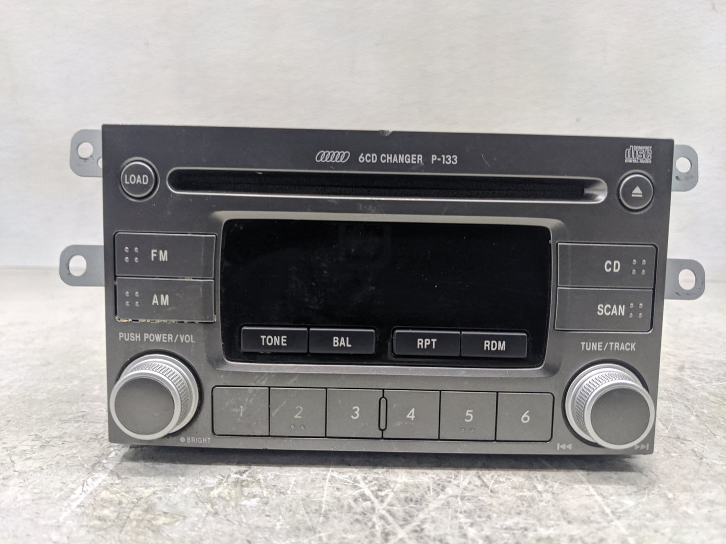 2005 Saab 92 Radio AM FM Cd Player Receiver Replacement P/N:86201FE210 Fits Fits 2006 OEM Used Auto Parts - Oemusedautoparts