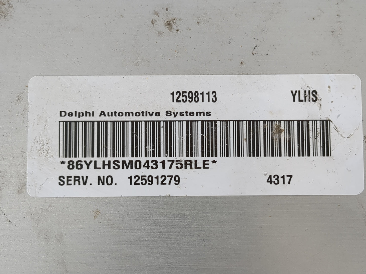 2005-2006 Saturn Relay PCM Engine Control Computer ECU ECM PCU OEM Fits Fits 2005 2006 OEM Used Auto Parts - Oemusedautopart