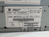 2005-2007 Saturn Relay Radio AM FM Cd Player Receiver Replacement P/N:15209242 Fits Fits 2005 2006 2007 OEM Used Auto Parts 