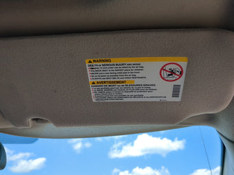 compare product 2002-2007 Saturn Vue Sun Visor Shade Replacement Passenger Right Mirror Fits Fits 2002 2003 2004 2005 2006 2007 OEM Used Auto Parts