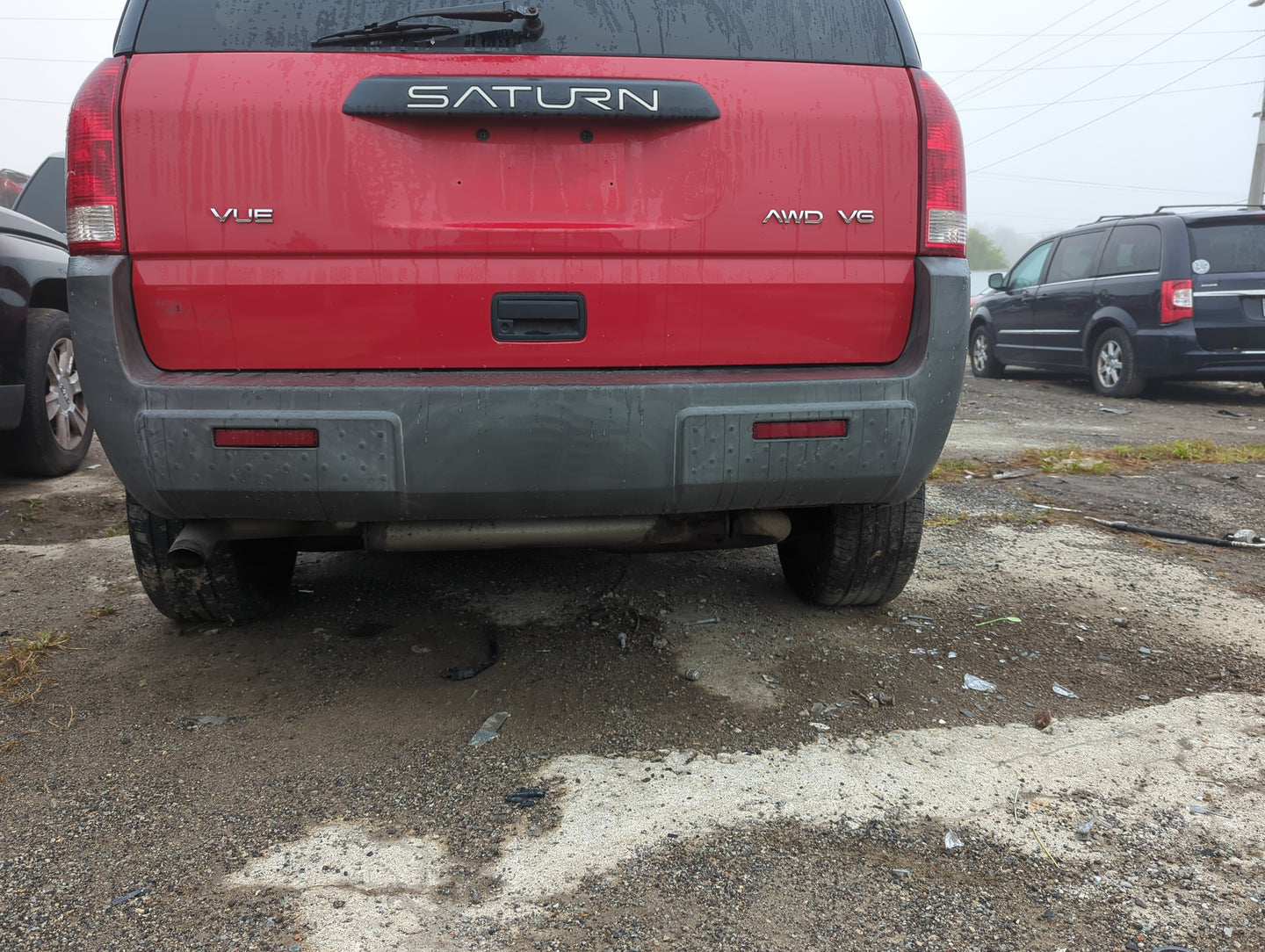 2005-2005 Saturn Vue Rear Bumper Assembly Oem - Oemusedautoparts1.com