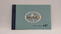 2005 Scion Tc Owners Manual Book Guide OEM Used Auto Parts - Oemusedautoparts1.com