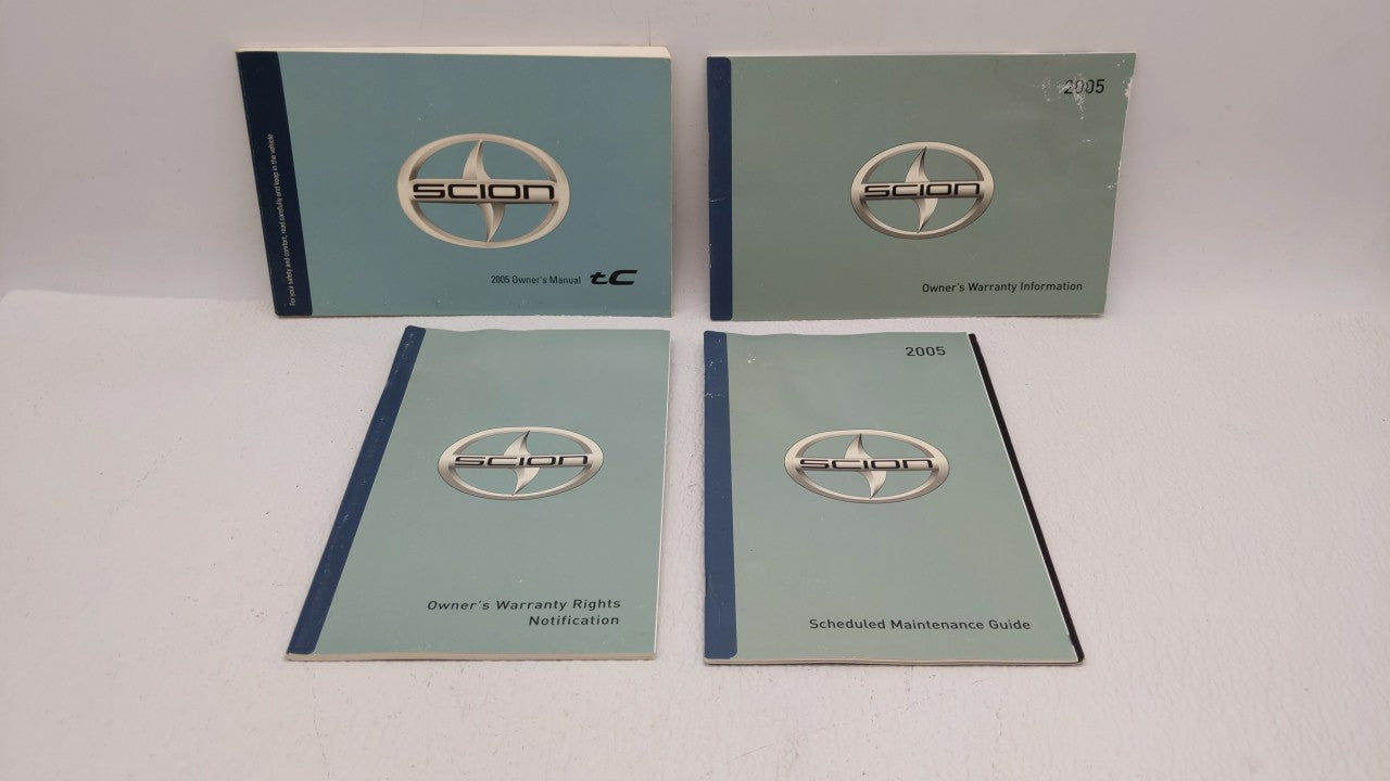 2005 Scion Tc Owners Manual Book Guide OEM Used Auto Parts - Oemusedautoparts1.com