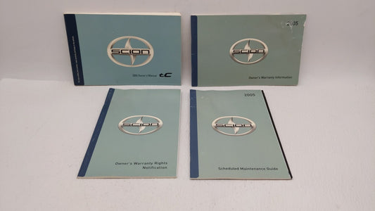 2005 Scion Tc Owners Manual Book Guide OEM Used Auto Parts
