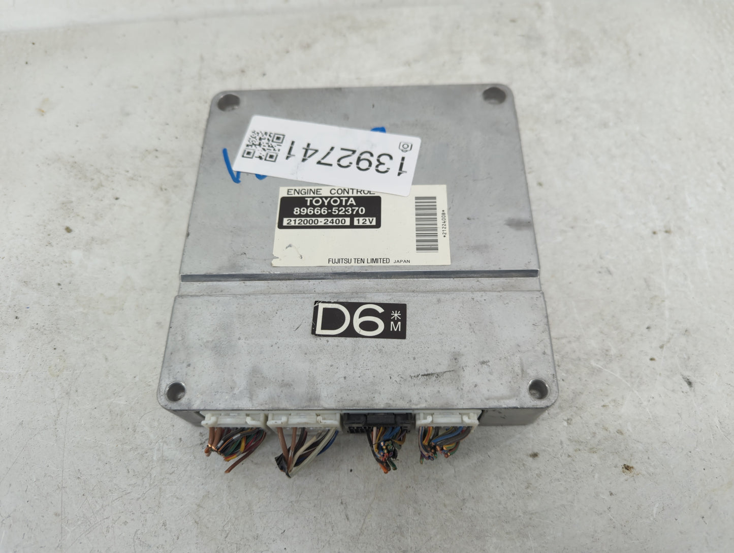 2005 Scion Xb PCM Engine Control Computer ECU ECM PCU OEM P/N:212000-2400 89666-52370 Fits OEM Used Auto Parts - Oemusedauto