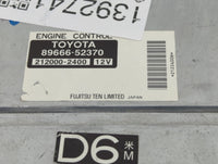 2005 Scion Xb PCM Engine Control Computer ECU ECM PCU OEM P/N:212000-2400 89666-52370 Fits OEM Used Auto Parts - Oemusedauto