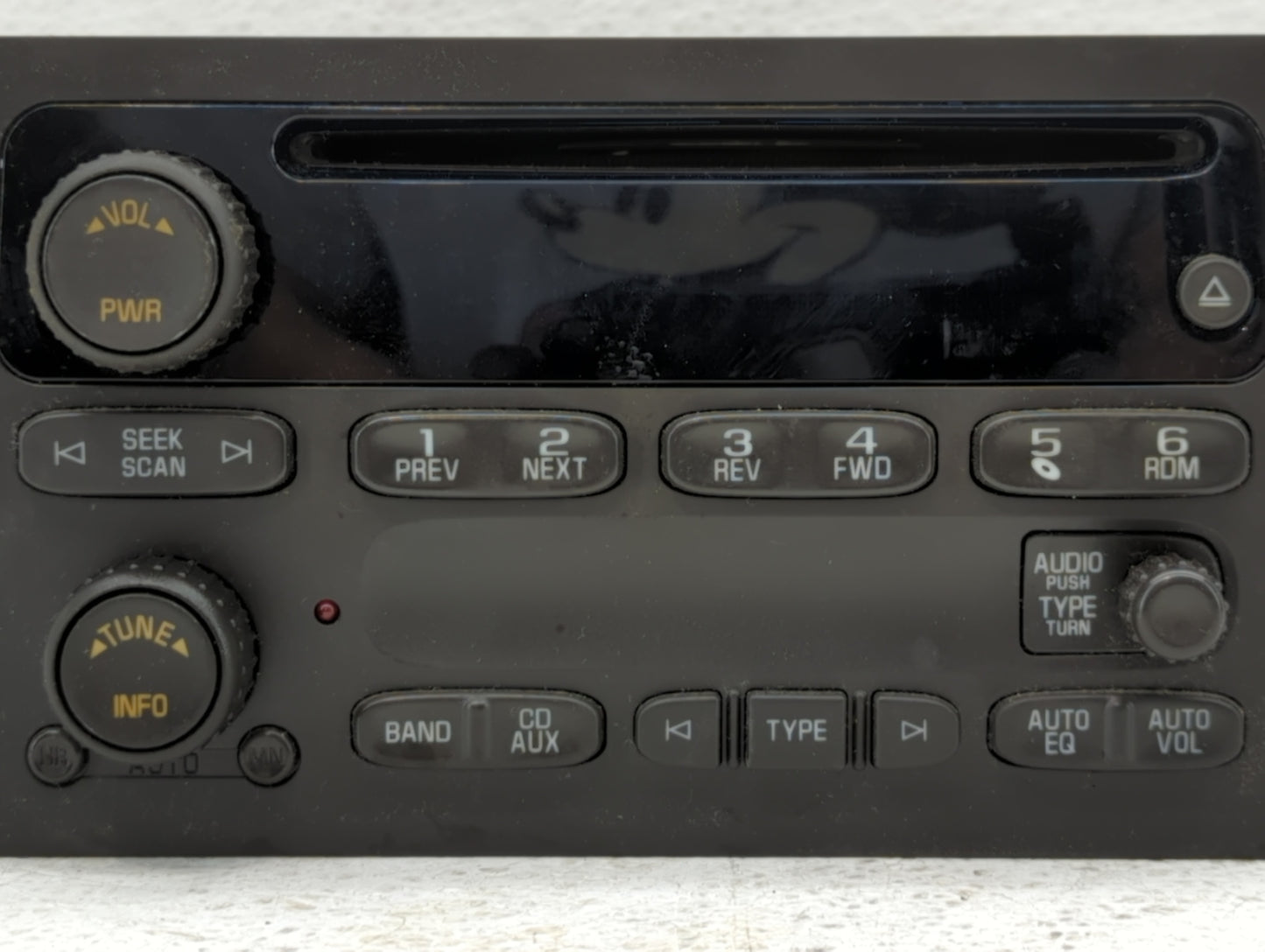 2005 Subaru Ascent Radio AM FM Cd Player Receiver Replacement P/N:15295372 10359566 Fits OEM Used Auto Parts - Oemusedautopa