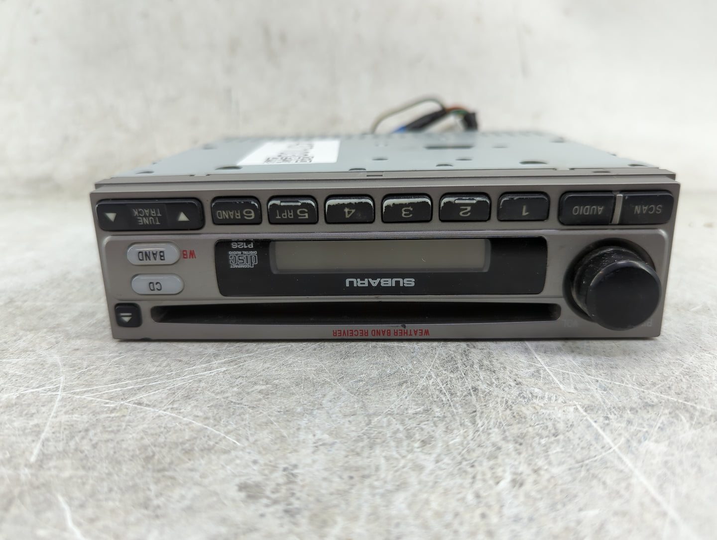 2005 Subaru Forester Radio AM FM Cd Player Receiver Replacement P/N:86201SA021 Fits OEM Used Auto Parts - Oemusedautoparts1.