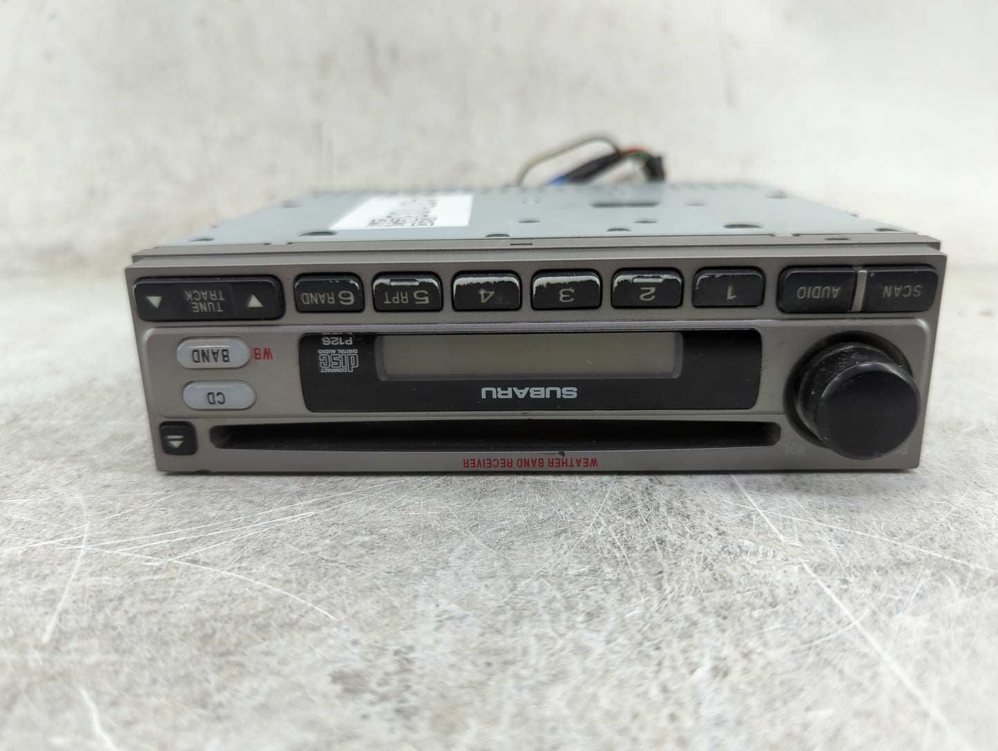 2005 Subaru Forester Radio AM FM Cd Player Receiver Replacement P/N:86201SA021 Fits OEM Used Auto Parts - Oemusedautoparts1.