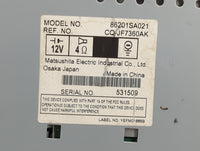 2005 Subaru Forester Radio AM FM Cd Player Receiver Replacement P/N:86201SA021 Fits OEM Used Auto Parts - Oemusedautoparts1.