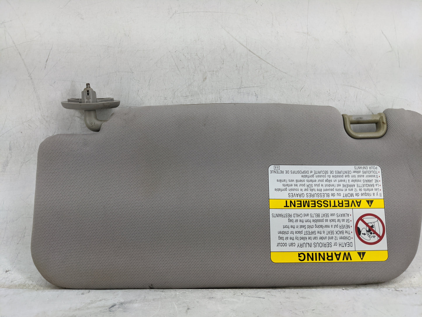 2003-2005 Subaru Forester Sun Visor Shade Replacement Passenger Right Mirror Fits Fits 2003 2004 2005 OEM Used Auto Parts - 