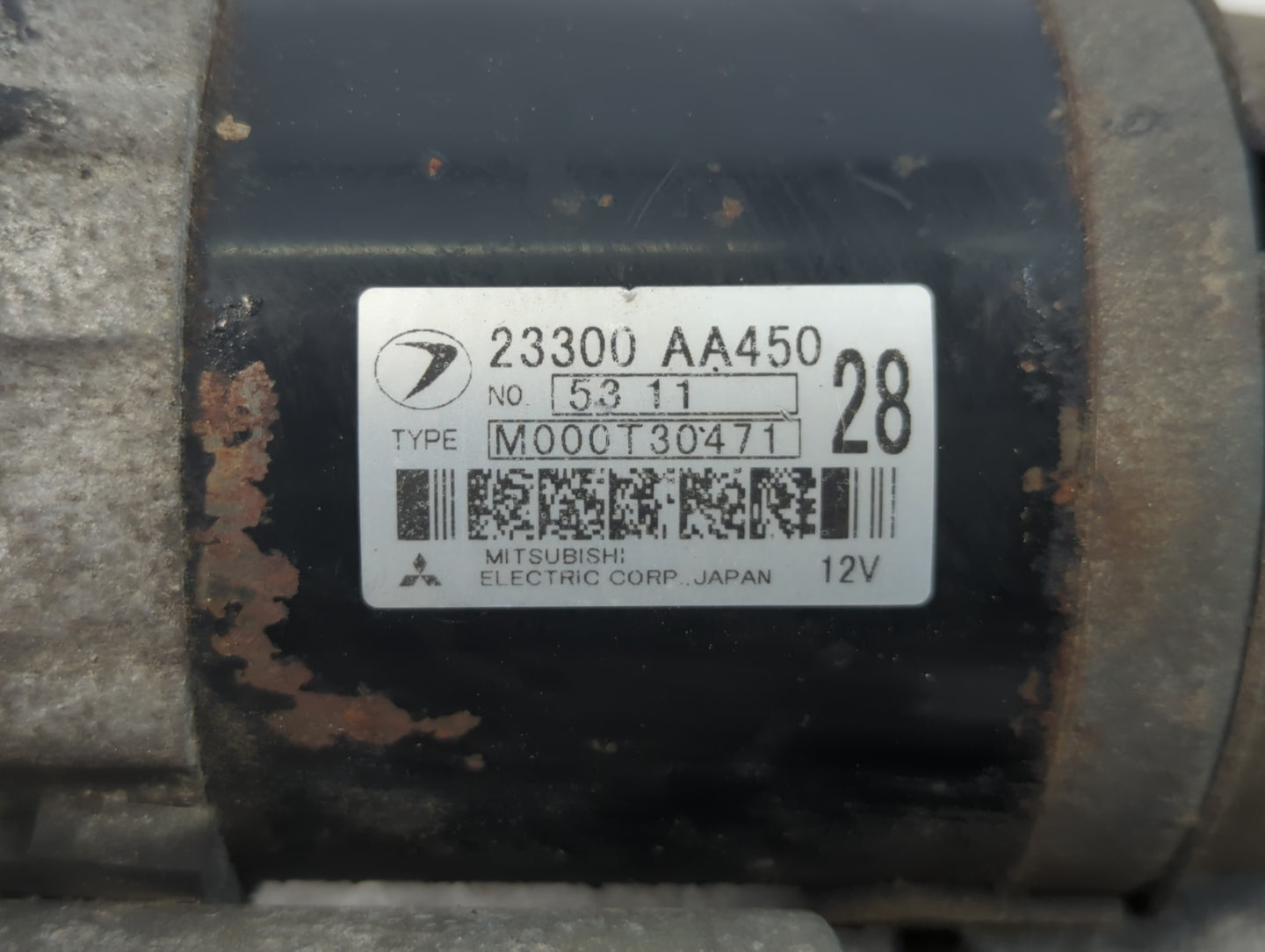2004-2007 Subaru Impreza Car Starter Motor Solenoid OEM P/N:23300 AA450 Fits Fits 2003 2004 2005 2006 2007 2008 OEM Used Aut