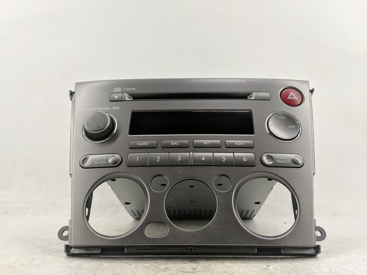 2005-2006 Subaru Legacy Radio AM FM Cd Player Receiver Replacement P/N:86201AG64A Fits Fits 2005 2006 OEM Used Auto Parts - 