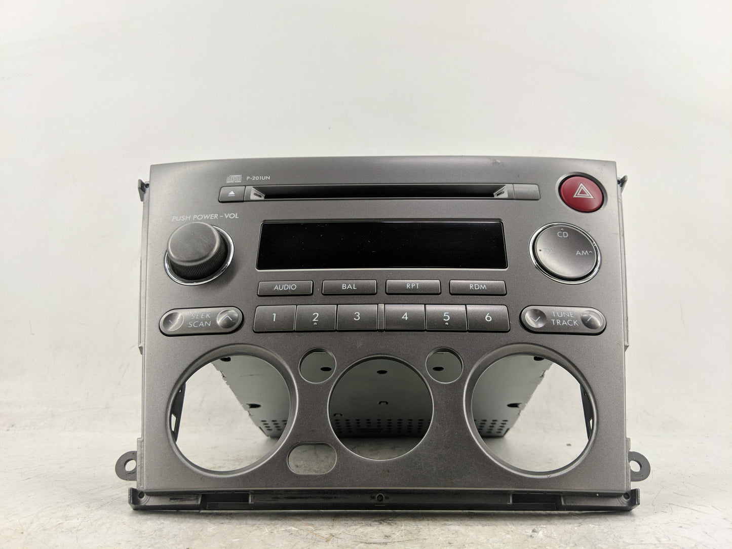 2005-2006 Subaru Legacy Radio AM FM Cd Player Receiver Replacement P/N:86201AG64A Fits Fits 2005 2006 OEM Used Auto Parts - 