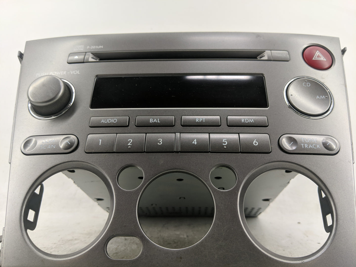 2005-2006 Subaru Legacy Radio AM FM Cd Player Receiver Replacement P/N:86201AG64A Fits Fits 2005 2006 OEM Used Auto Parts - 