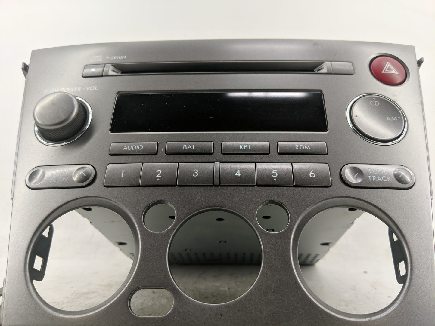 2005-2006 Subaru Legacy Radio AM FM Cd Player Receiver Replacement P/N:86201AG64A Fits Fits 2005 2006 OEM Used Auto Parts - 