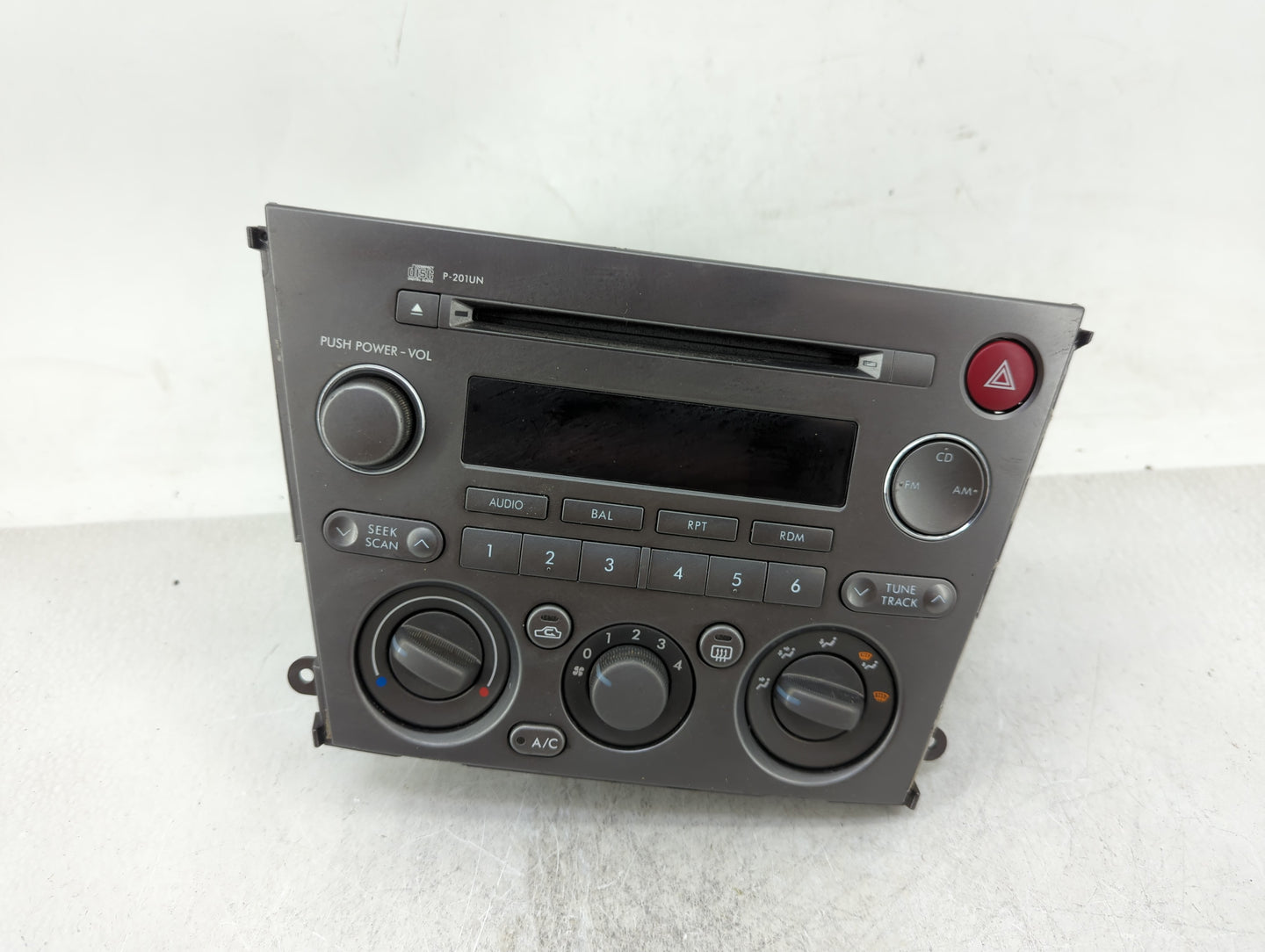 2005-2006 Subaru Legacy Radio AM FM Cd Player Receiver Replacement P/N:146570-2683 72311AG04A Fits Fits 2005 2006 OEM Used A