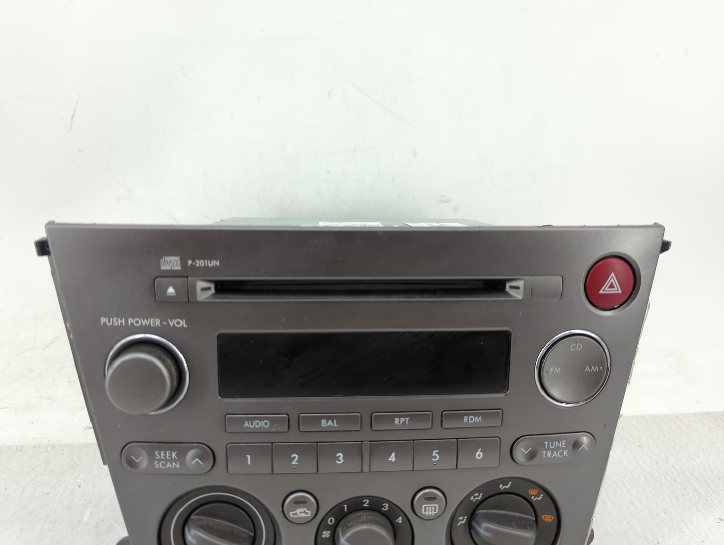 2005-2006 Subaru Legacy Radio AM FM Cd Player Receiver Replacement P/N:146570-2683 72311AG04A Fits Fits 2005 2006 OEM Used A
