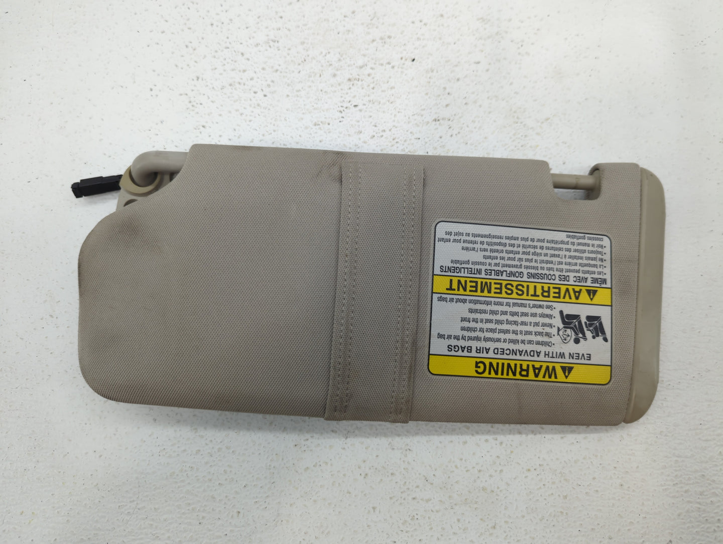 2002-2005 Subaru Legacy Sun Visor Shade Replacement Passenger Right Mirror Fits Fits 2002 2003 2004 2005 OEM Used Auto Parts